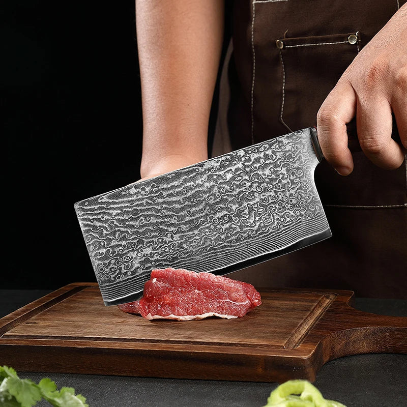 Chef Knife Chopping Butcher Meat Cleaver Bone Slicing Sharp Knives