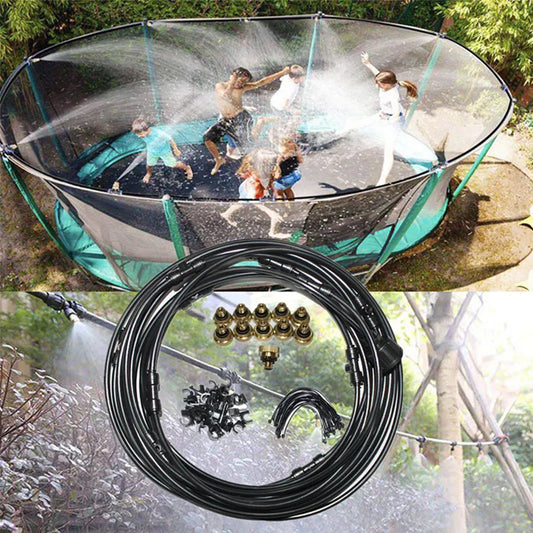 Trampoline Water Sprinkler Kids Waterpark Outdoor