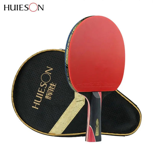 5 Star Carbon Fiber Table Tennis Racket With Bag