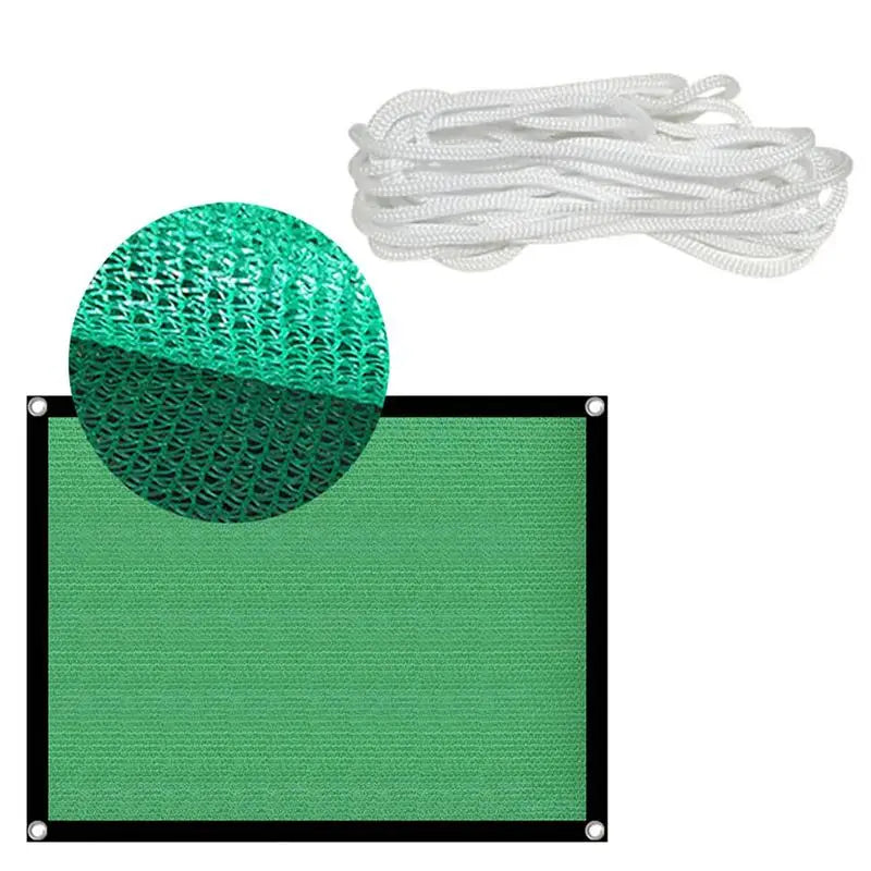 Anti-UV HDPE Green Sun Shading Net Outdoor Sunshade