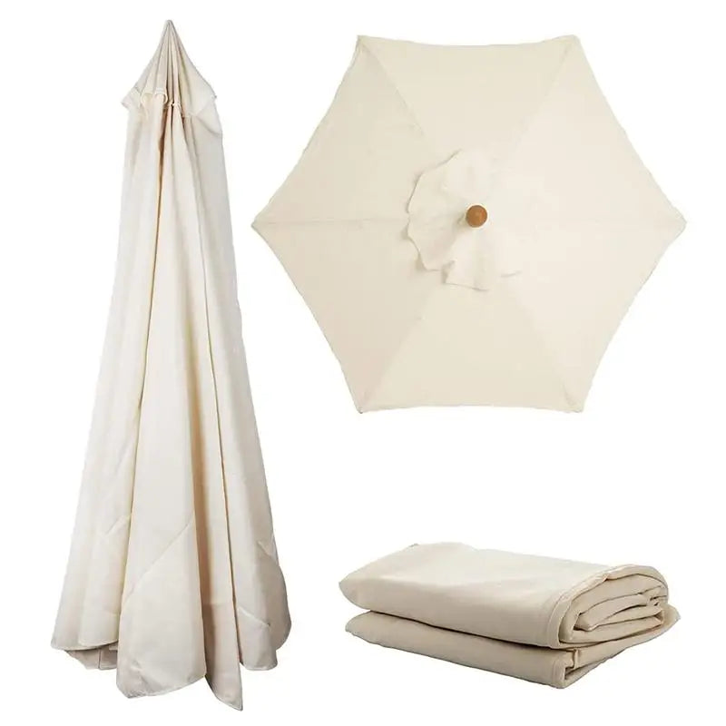 Outdoor Garden Umbrella Polyester Sunshade Umbrella Cloth