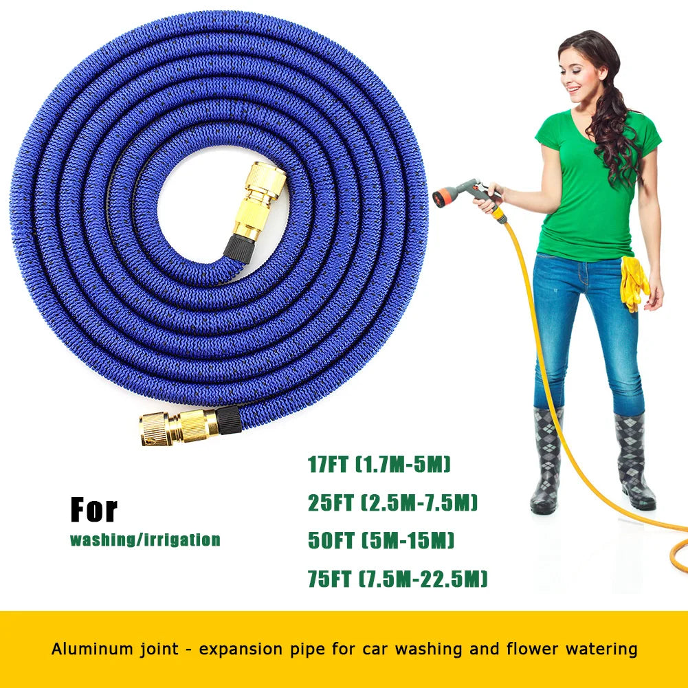 Expandable Garden Hose Pipe Flexible Extensible Water Hose