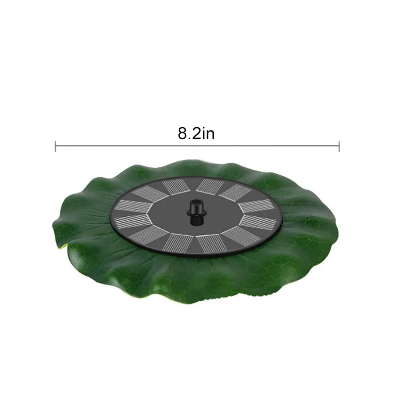 Outdoor Solar Floating Fountain Yard Garden Water Fountain