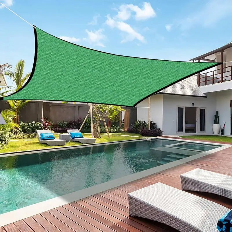 Anti-UV HDPE Green Sun Shading Net Outdoor Sunshade