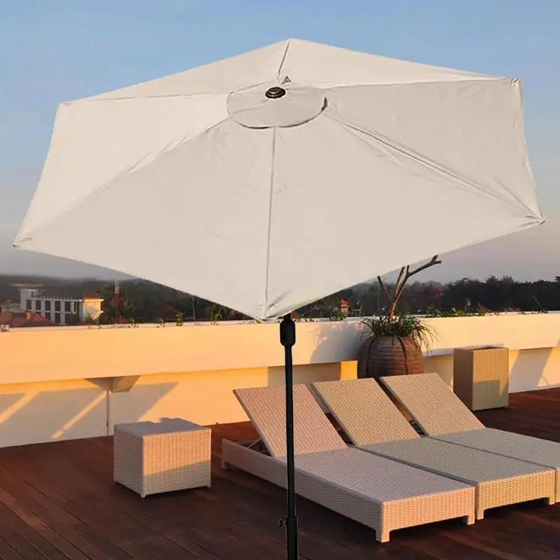 Outdoor Garden Umbrella Polyester Sunshade Umbrella Cloth